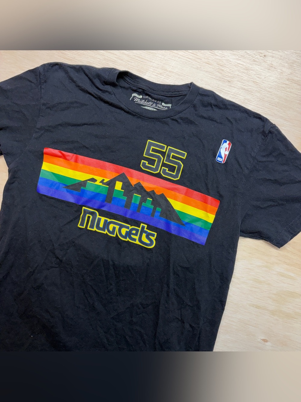 Mitchell & Ness Hardwood Classics Dikembe Mutombo Denver Nuggets Tshirt Large